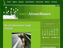 Tablet Screenshot of amiciaironebianco.it